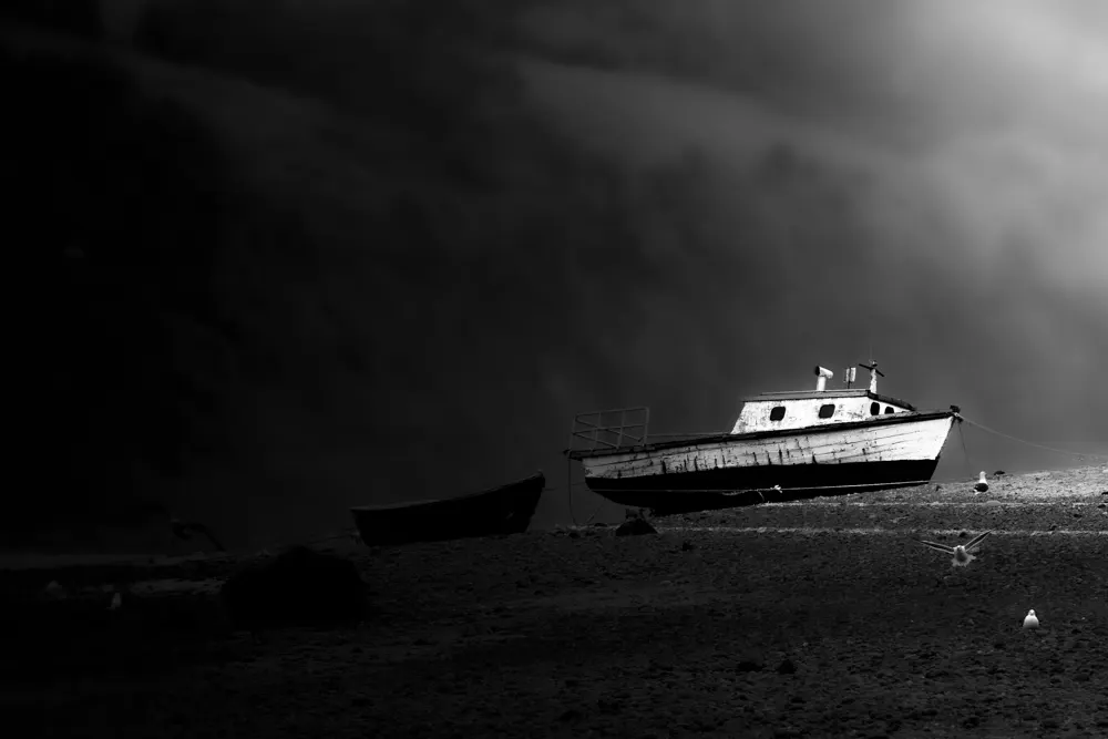Barco solitario